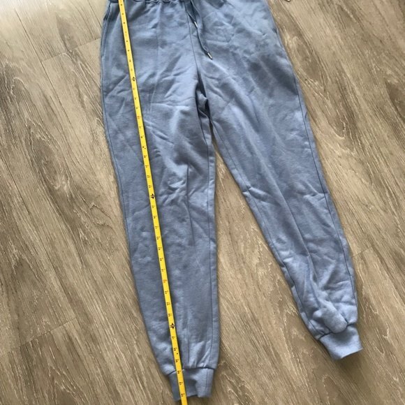AQUA Women's Sweater Knit Jogger Pants. Iris. Small. Streewear. Gorpcore. Grunge - Picture 2 of 6